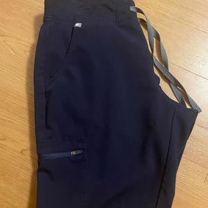 Figs Zamora Jogger Navy Scrub Pants